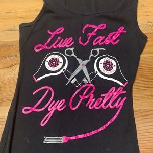 Cartel Live Fast Dye Pretty tank top
